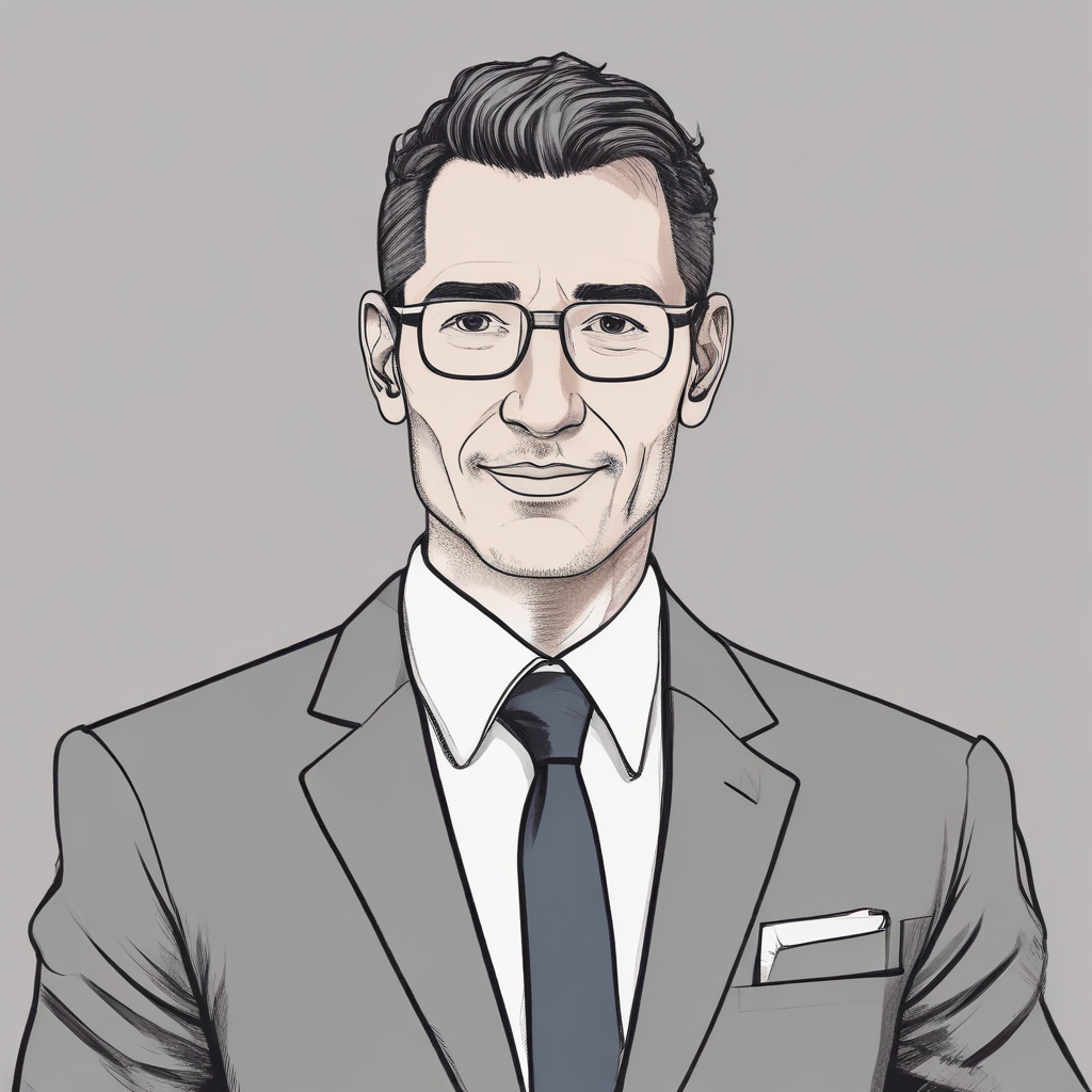 王总头像，企业家形象